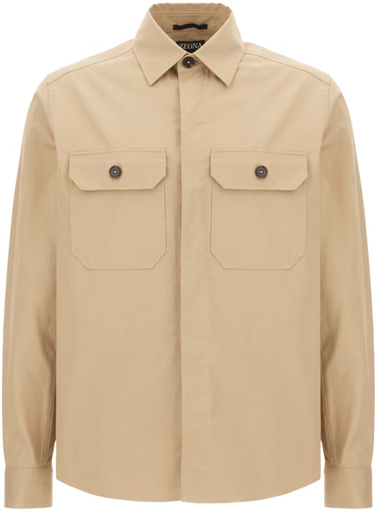 Zegna Zegna Beige cotton jacket