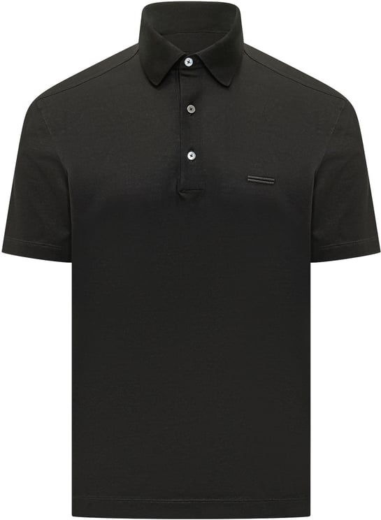 Zegna Polo a Maniche Corte con Colletto Classico