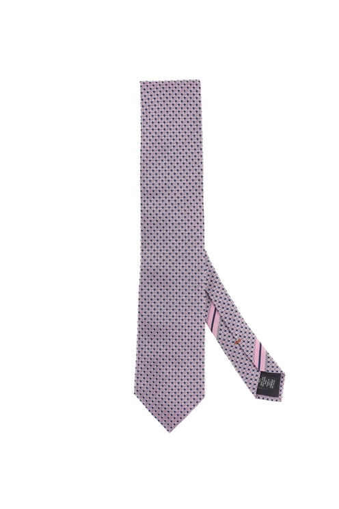 Zegna Pure Silk Micro Pattern Tie