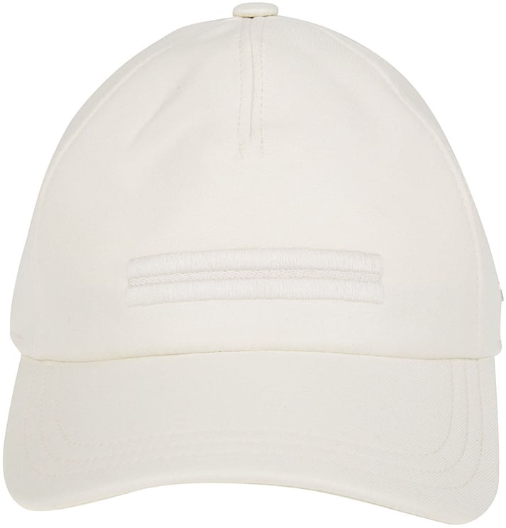 Zegna Lux Baseball Cap White