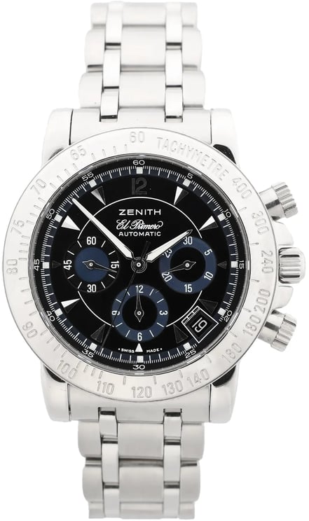 Zenith Zenith Rainbow El Primero 02.0461.400/71 SS AT Watch with Black Dial
