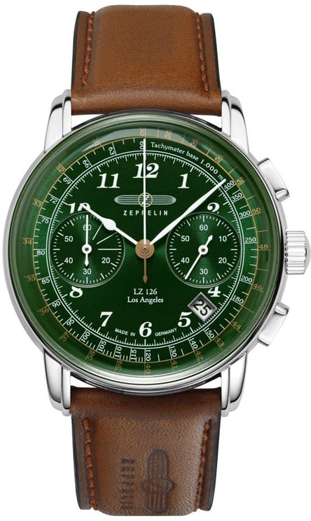 Zeppelin 7614-4 LZ 126 Los Angeles chronograaf heren horloge