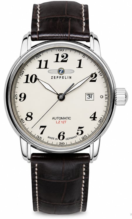 Zeppelin 7656-5 LZ 127 Graf automatisch horloge 40 mm