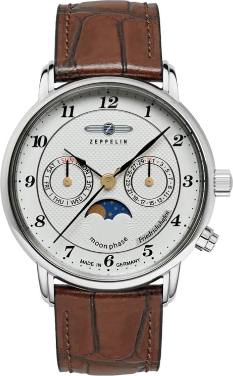 Zeppelin 8537-1 Friedrichshafen maanfase horloge
