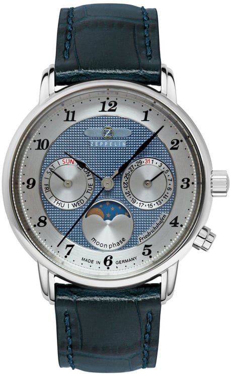Zeppelin 8537-3 Friedrichshafen horloge 36 mm