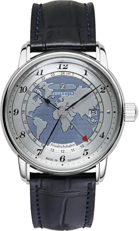 Zeppelin 8596-3 Friedrichshafen automatisch GMT horloge