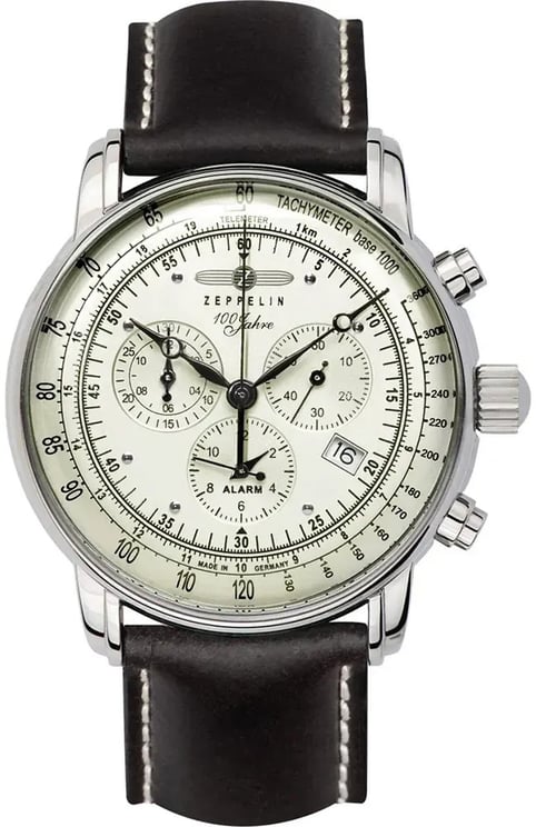 Zeppelin 8680-3 100 Jahre chronograaf horloge