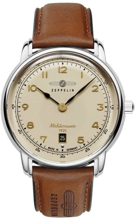 Zeppelin 9640-5 Méditerranée horloge 40 mm