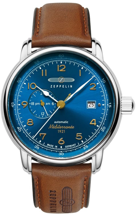Zeppelin 9668-3 Méditerranée automatisch horloge 40 mm
