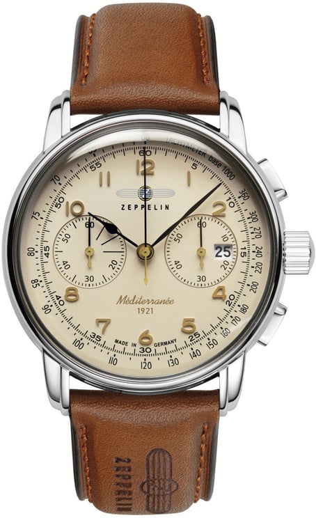 Zeppelin 9670-5 Méditerranée chronograaf heren horloge