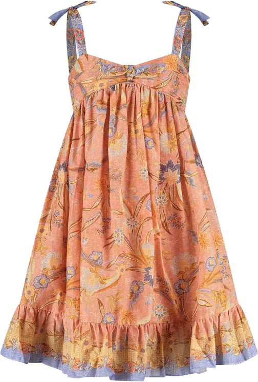 Zimmermann Indra Kids Tie Front Dress