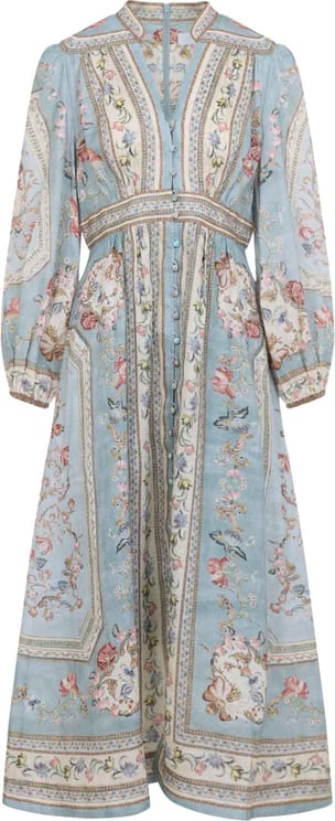 Zimmermann Zimmerman Roselight Plunge Midi Dress