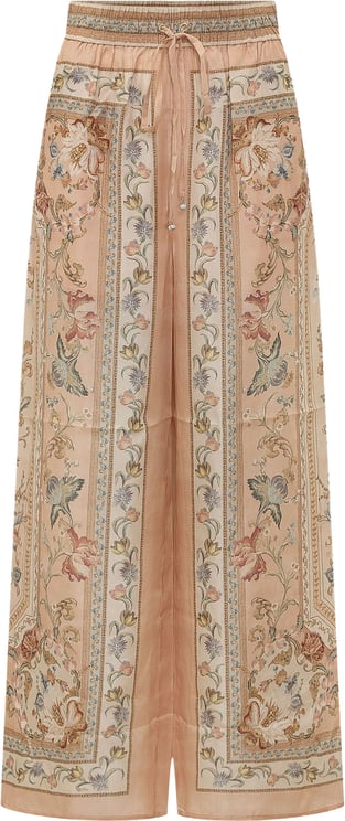 Zimmermann Pantaloni Roselight Relax con Stampa