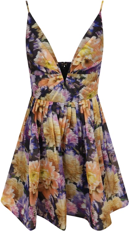 Zimmermann ZIMMERMANN Luna V Neck Mini Dress