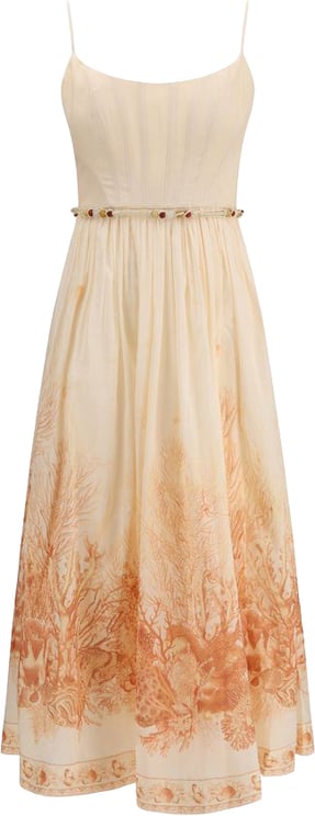 Zimmermann Zimmermann Multicolor Cotton Long Dress