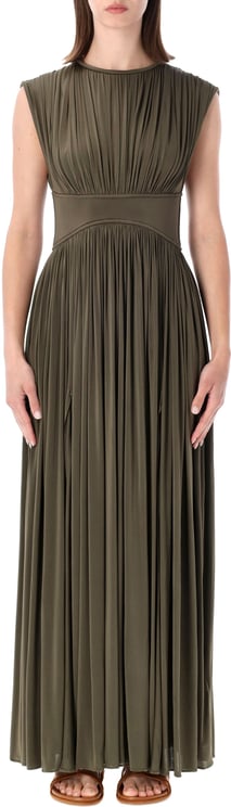 Zimmermann Luna Column Dress Verde