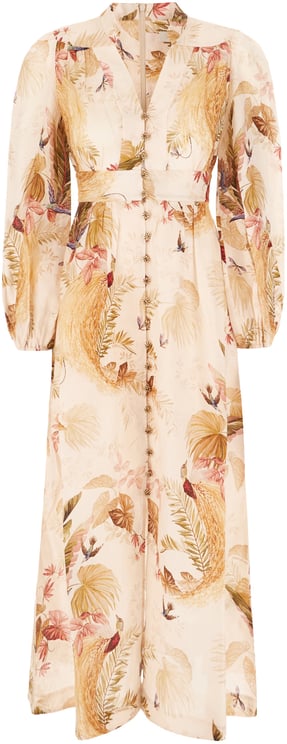 Zimmermann Zimmermann Printed linen Ascension dress