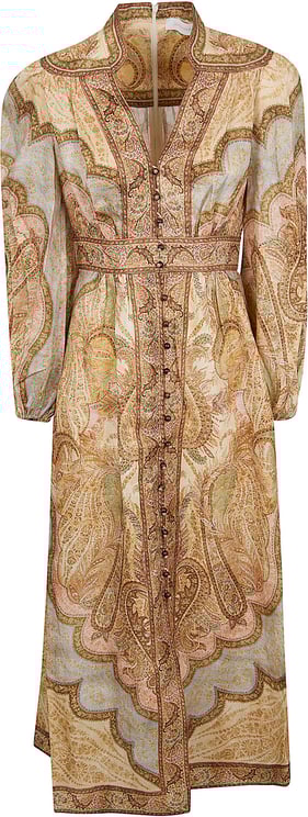 Zimmermann ZIMMERMANN Wanderlust Plunge Midi Dress