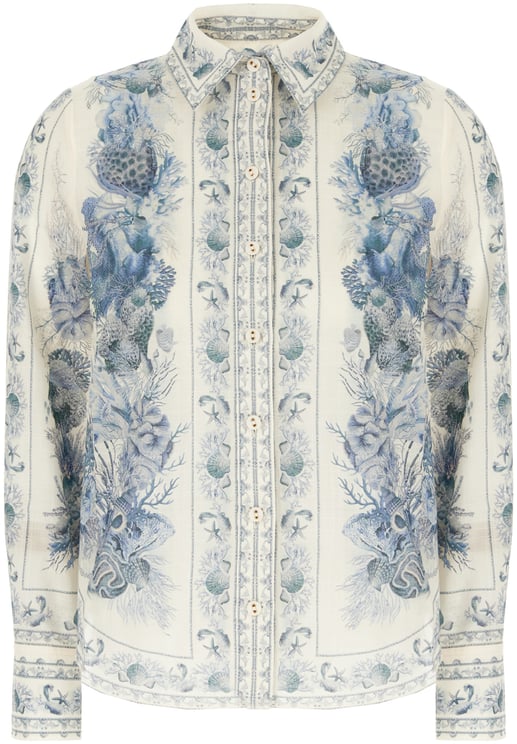 Zimmermann Zimmermann Printed cotton Wanderlust blouse