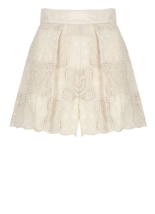 Zimmermann Shorts Ivory