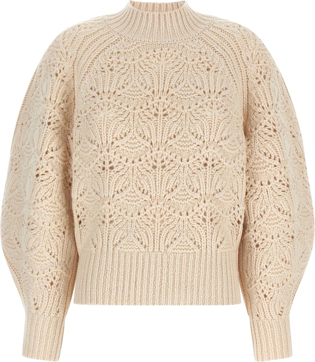 Zimmermann Zimmermann Beige Wool Cardigan