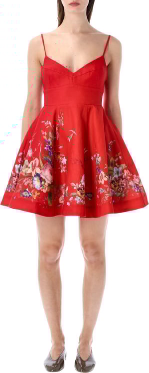 Zimmermann Zimmermann Patience red floral mini dress