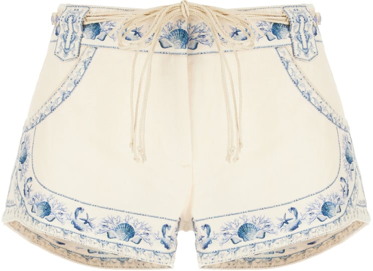 Zimmermann Zimmermann Printed cotton Wanderlust shorts