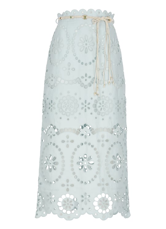 Zimmermann Skirts Light Blue