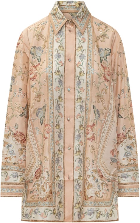 Zimmermann Camicia Roselight Relax con Stampa Floreale