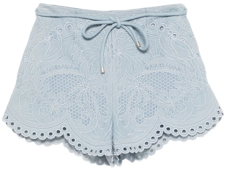 Zimmermann Shorts Clear Blue