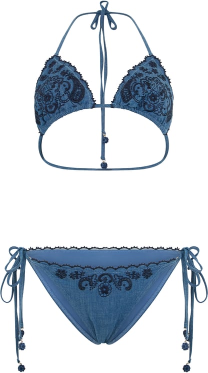 Zimmermann Two Piece Suit with Embroidery