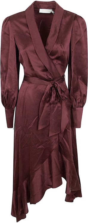 Zimmermann ZIMMERMANN Silk Wrap Midi Dress