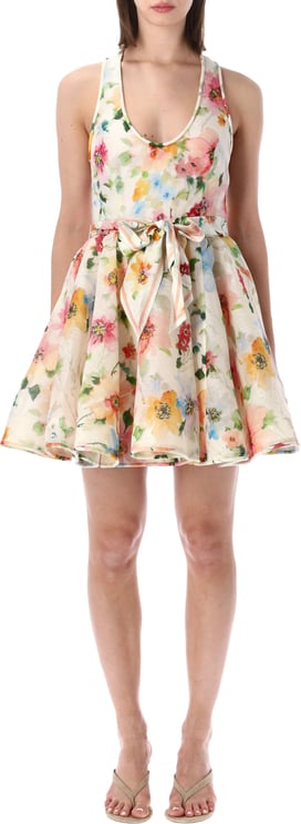 Zimmermann Racer Mini Dress Neo Poppy