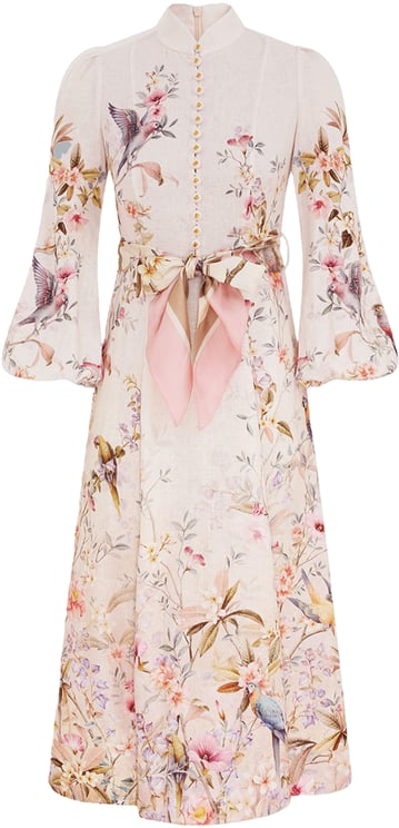 Zimmermann Rebellion Button Midi-jurk