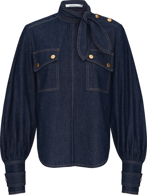 Zimmermann DENIM CARGO BLOUSE