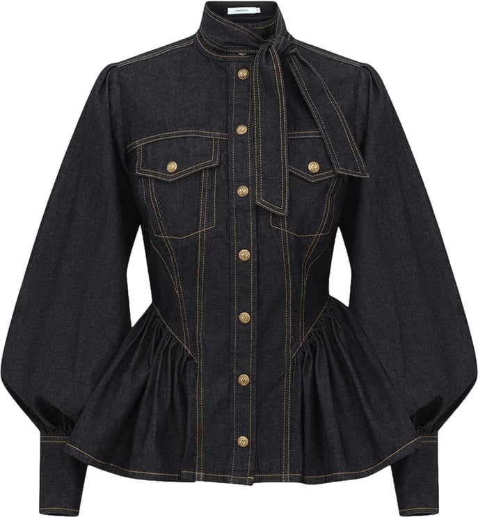 Zimmermann DENIM FITTED SHIRT