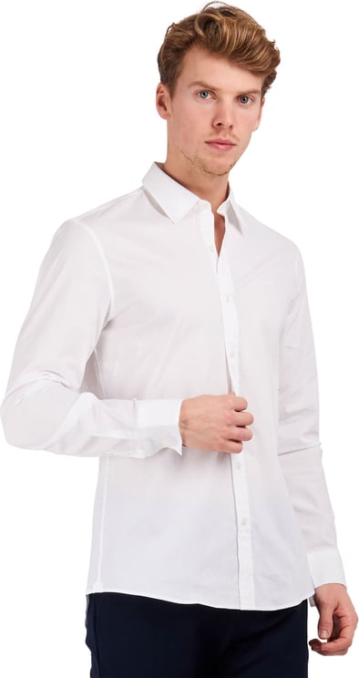 Michael Kors Linnen overhemd wit Wit