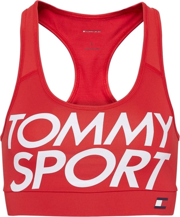 Tommy Hilfiger TOMMY MEDIUM SUPPORT Sport-bh Rood Rood