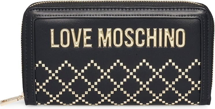 Love Moschino portemonnee studs Zwart