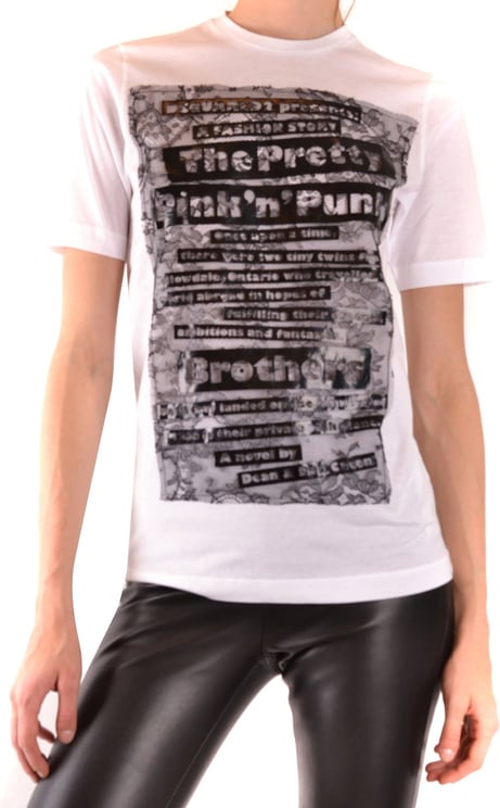 Dsquared2 Tshirt Short Sleeves White Wit
