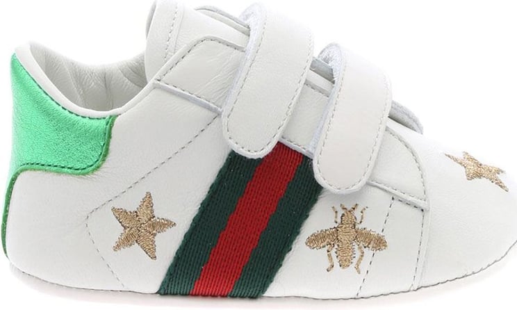 Gucci White Newborn Sneakers Wit