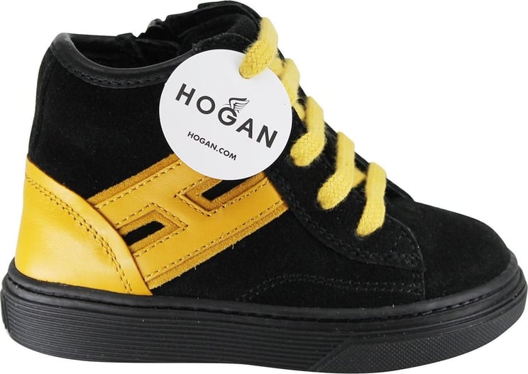 HOGAN Black Boy Sneakers Zwart