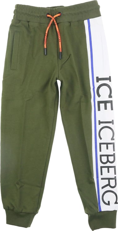 Iceberg Pantalone In Felpa Military Groen
