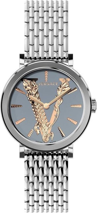 Versace VERI00620 Virtus dames horloge 36 mm Grijs
