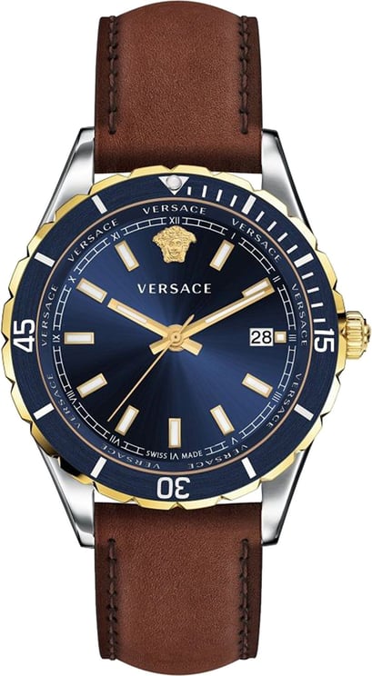 Versace VE3A00420 Hellenyium heren horloge 42 mm Blue