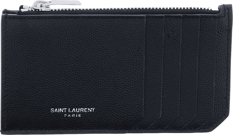 Saint Laurent YSL CREDIT CARD HOLDER(345Y) S Zwart