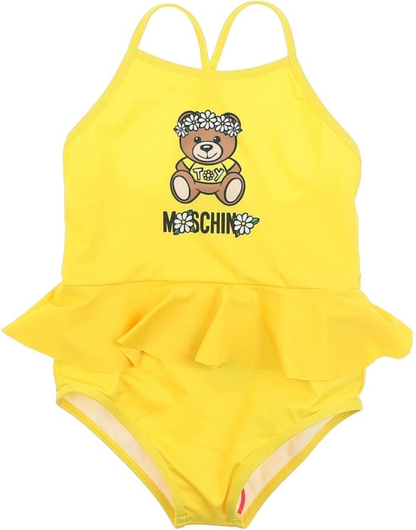 Moschino Bathing Suit Cyber Yellow Geel