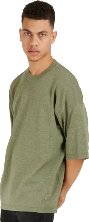 Short Sleeve Jumper T-shirt Olive