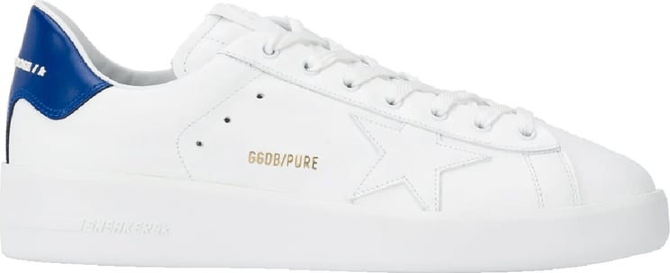 Golden Goose Sneakers Purestar Blanche et Bleu Wit