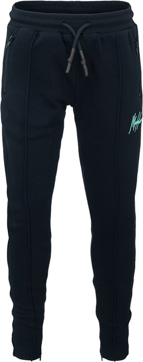 Malelions Junior Trackpants Clarence - Navy Blauw